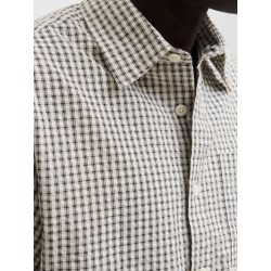 JACK & JONES Menton seersucker skjorte - Cloud Dancer