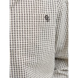 JACK & JONES Menton seersucker skjorte - Cloud Dancer