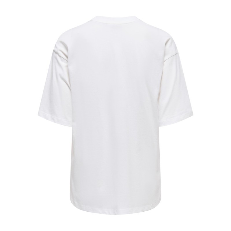 ONLY Vivvi blonde T-shirt - Cloud Dancer / Cloud Dancer Lace