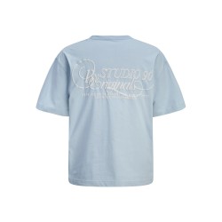 JACK & JONES Junior Niagara Typo T-shirt - Cashmere Blue