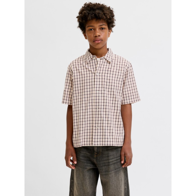 JACK & JONES JUNIOR Savina austin kortærmet skjorte - Antique White