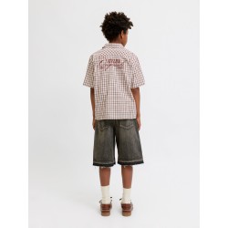 JACK & JONES JUNIOR Savina austin kortærmet skjorte - Antique White