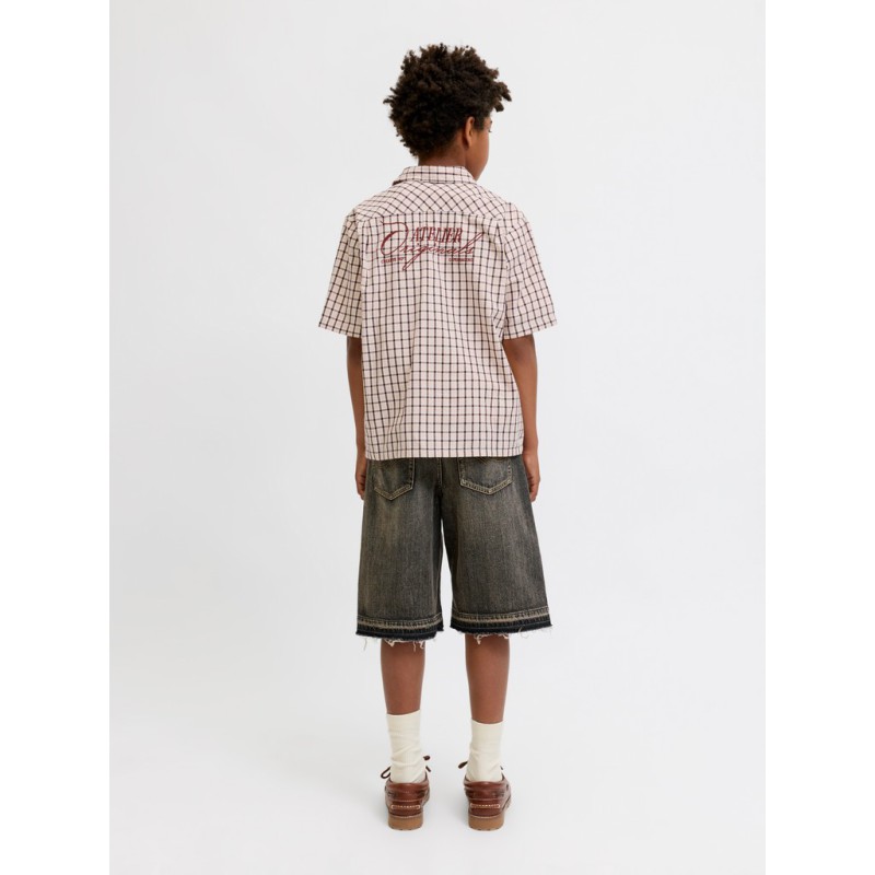 JACK & JONES JUNIOR Savina austin kortærmet skjorte - Antique White