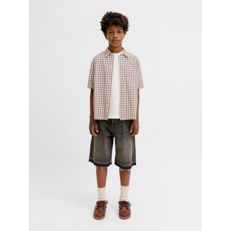 JACK & JONES JUNIOR Savina austin kortærmet skjorte - Antique White