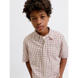 JACK & JONES JUNIOR Savina austin kortærmet skjorte - Antique White