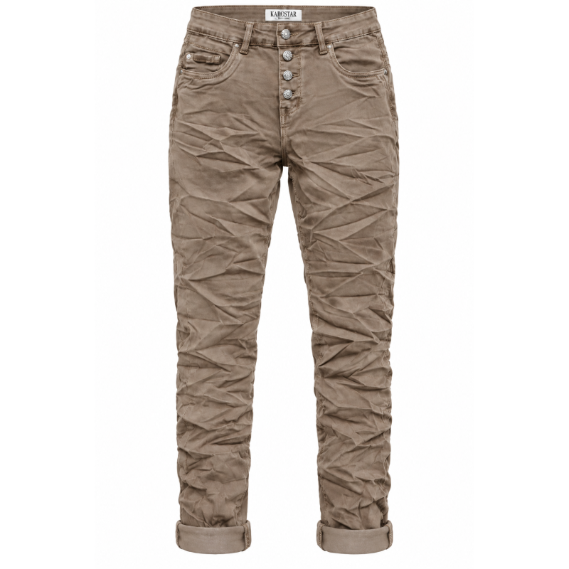 KAROSTAR Baggy bukser - Light Brown