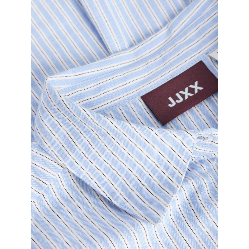 JJXX Lis oxford oversized skjorte - Vista Blue