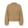 JDY Kimie langærmet strik cardigan - Camel