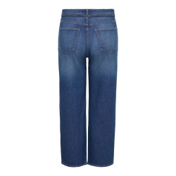 ONLY CARMAKOMA Gianna rhinestone straight denim jeans - Dark Blue Denim