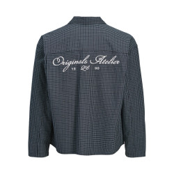 JACK & JONES Austin clean check skjorte - Sky Captain / Print