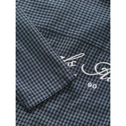 JACK & JONES Austin clean check skjorte - Sky Captain / Print