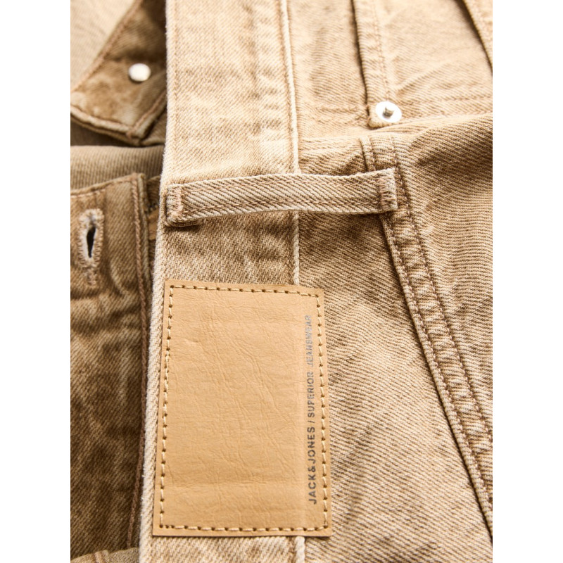 JACK & JONES Ted classic denim jeans - Brown Denim