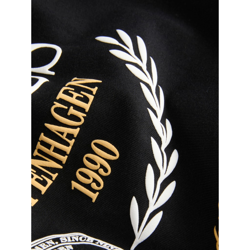 JACK & JONES PLUS Frederiksberg colorfull T-shirt - Black