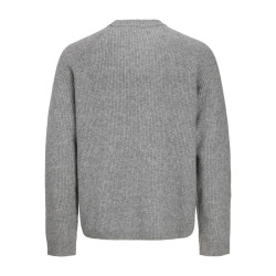 JACK & JONES JUNIOR Frederiksberg striktrøje - Light Grey Melange