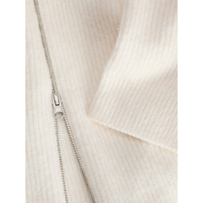 JACK & JONES Frederiksberg full zip strik cardigan - Sea Salt