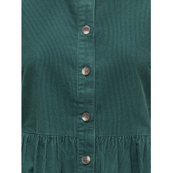 ONLY Nessa button fløjlskjole - Green Gables