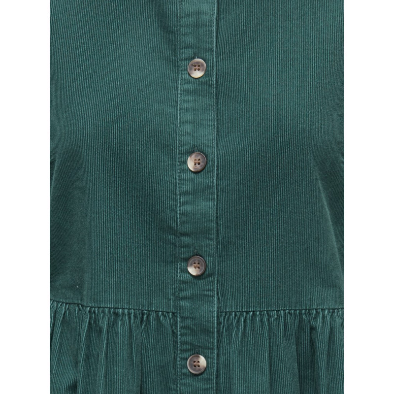 ONLY Nessa button fløjlskjole - Green Gables