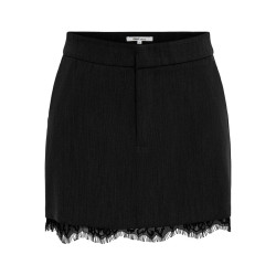 ONLY Raven short lace nederdel - Black