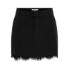 ONLY Raven short lace nederdel - Black