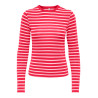 ONLY Evie stripe langærmet bluse - Lollipop