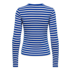ONLY Evie stripe langærmet bluse - Surf the Web