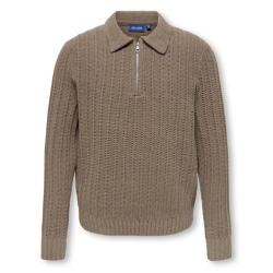 ONLY & SONS JUNIOR Emil zip strikpolo - Falcon