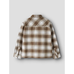 NAME IT KIDS Dreng - Revin langærmet overshirt - Island Fossil