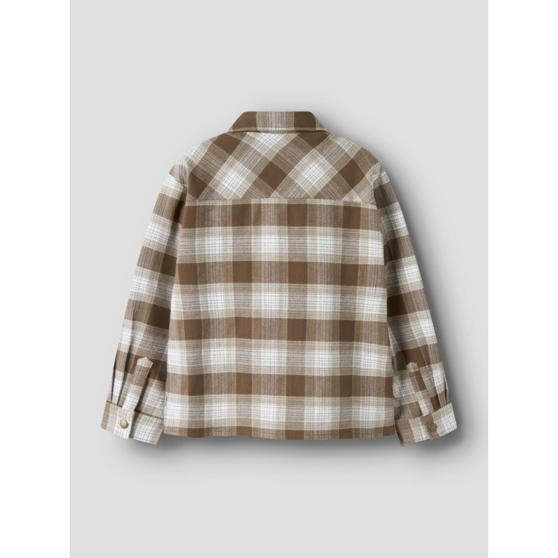NAME IT KIDS Dreng - Revin langærmet overshirt - Island Fossil