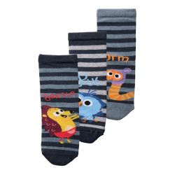 NAME IT MINI Dreng - Adyl Børste 3 pak strømper - Ombre Blue