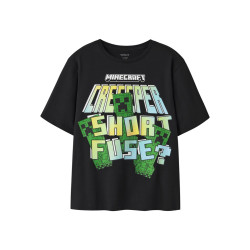 NAME IT KIDS Minecraft T-shirt - Black