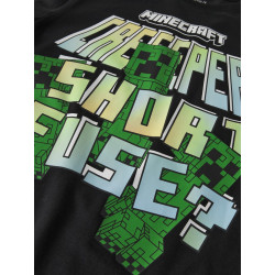 NAME IT KIDS Minecraft T-shirt - Black