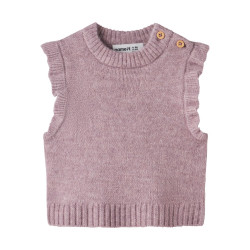 NAME IT BABY Pige - Rosely strik slipover - Mauve Shadows