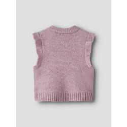 NAME IT BABY Pige - Rosely strik slipover - Mauve Shadows