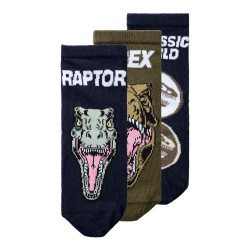 NAME IT MINI Dreng - Norah Jurassic 3 pak strømper - Navy Blazer