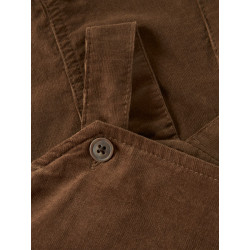 NAME IT BABY Dreng - Baggy fløjl overall - Sepia