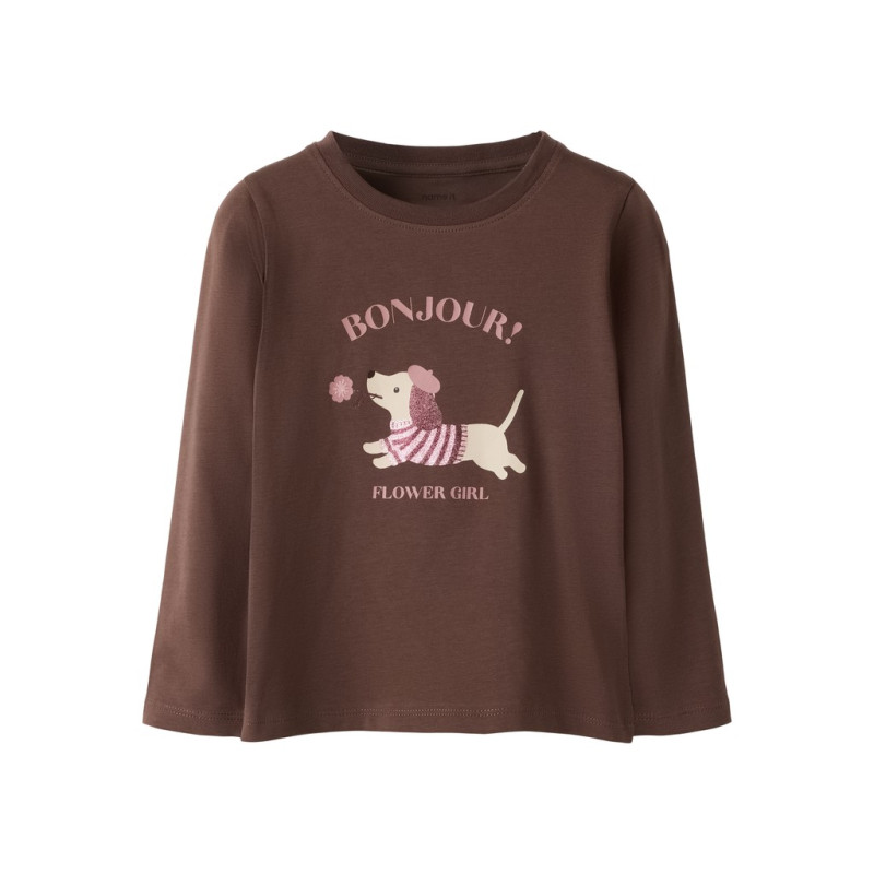 NAME IT MINI Pige - Ralinea langærmet bluse - Shopping Bag