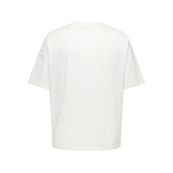 ONLY CARMAKOMA Vivvi loose lovely T-shirt - Cloud Dancer