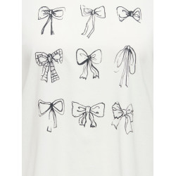 ONLY CARMAKOMA Vivvi loose lovely T-shirt - Cloud Dancer