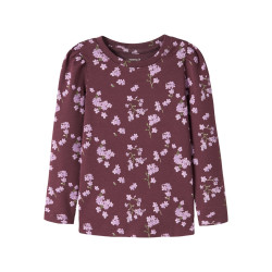 NAME IT MINI Pige - Raffi langærmet bluse - Catawba Grape