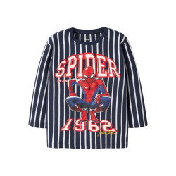 NAME IT MINI Dreng - Once spider langærmet bluse - Navy Blazer