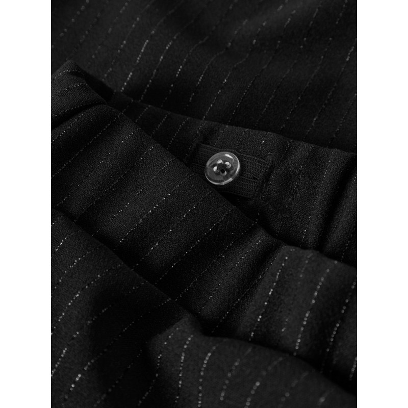 NAME IT KIDS Pige - Raka wide bukser - Black