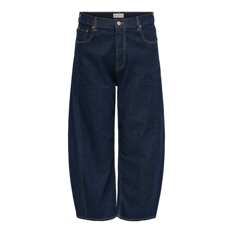 ONLY CARMAKOMA Jessica barrel ankle denim jeans - Dark Blue Denim