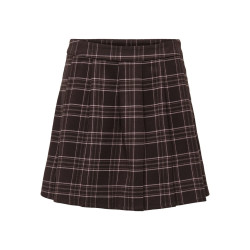 ONLY Wren check kort nederdel - Black