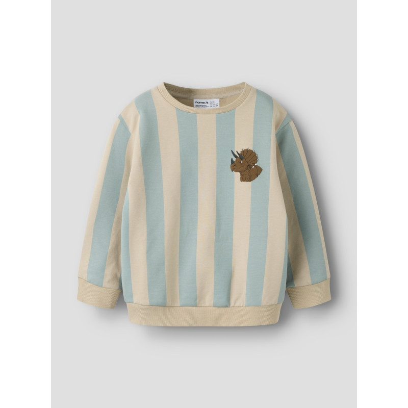 NAME IT MINI Dreng - Rake langærmet sweatshirt - Abyss