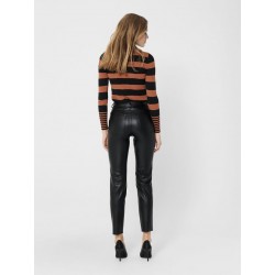 ONLY EMILY ANK FAUX LEATHER PANT