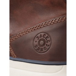 Jack & Jones Junior Okselæder Støvle - Brandy Brown