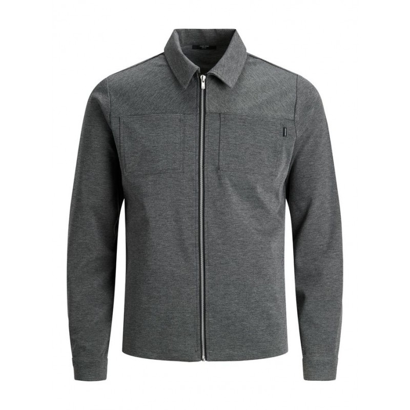 JACK & JONES PHIL SWEAT JAKKE - GREY MELANGE