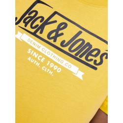 JACK & JONES Junior kortærmet logo T-shirt - Spicy Mustard