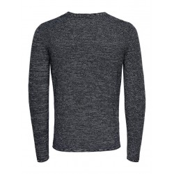 ONLY & SONS Wictor Struktur Pullover - Dress Blues