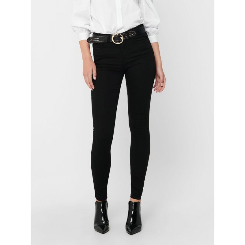 JDY Lara high waist skinny buks - Black